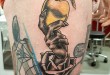 Réalisation tatoueur ESTELLE TATTOO STUDIO54 NANTES - Studio 54